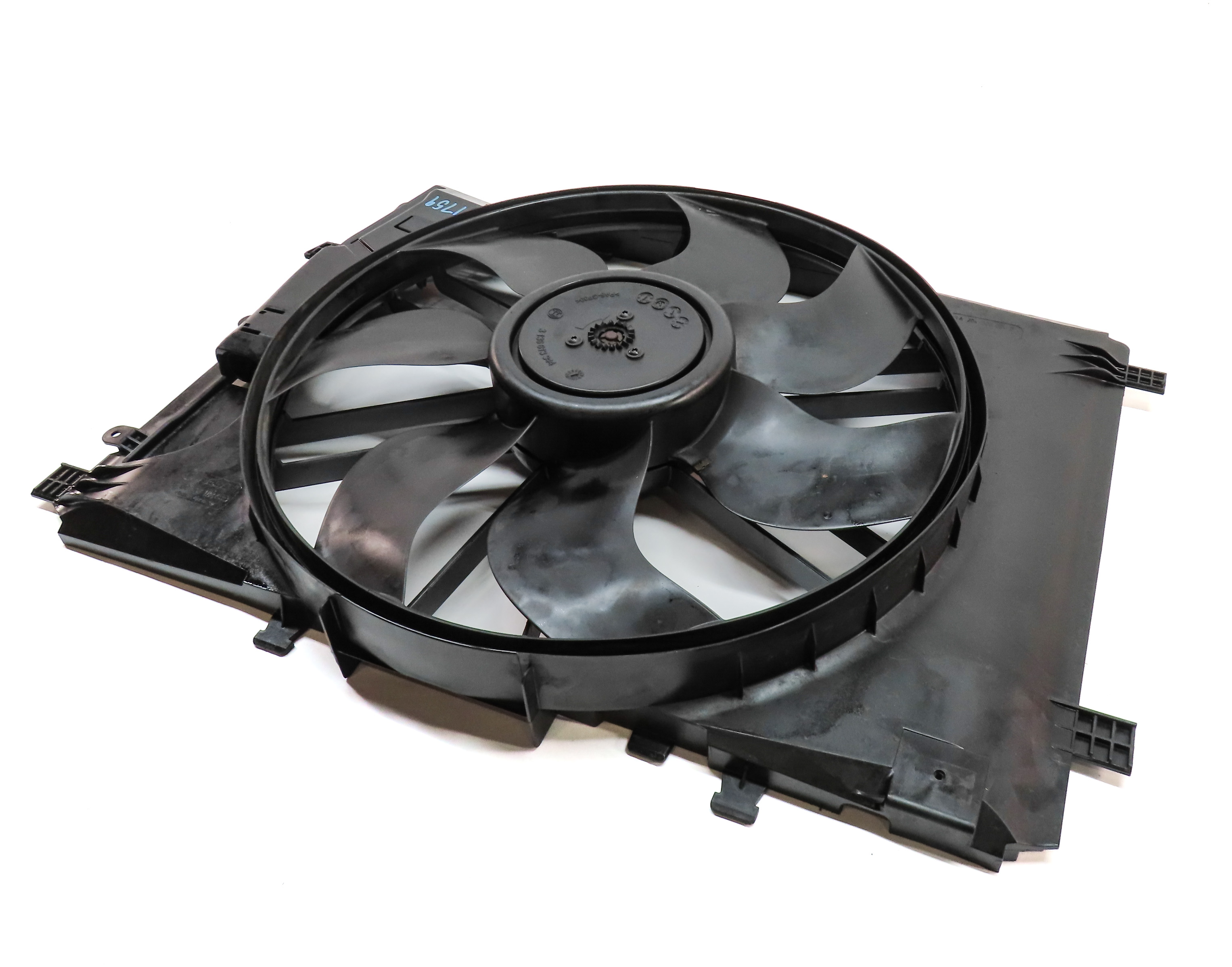 2008-2017 B C E CLA CLS GLK SLK (W207 W204 X204 W212) RADIATOR COOLING FAN MOTOR — exact item pictured